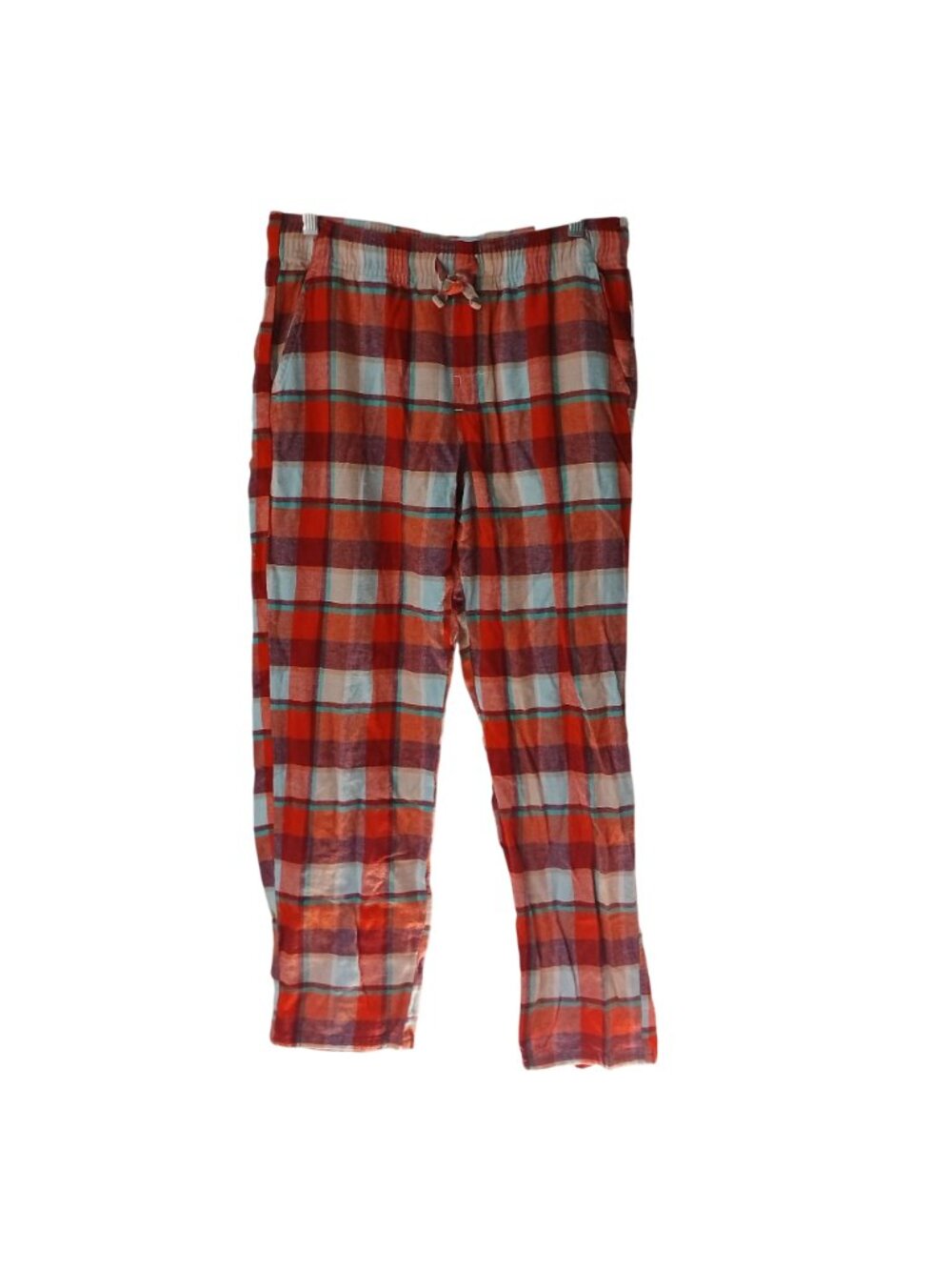 Old Navy Mens Medium Plaid Flannel Pajama Set Long Sleeve Pockets #H-24 - Picture 10 of 15